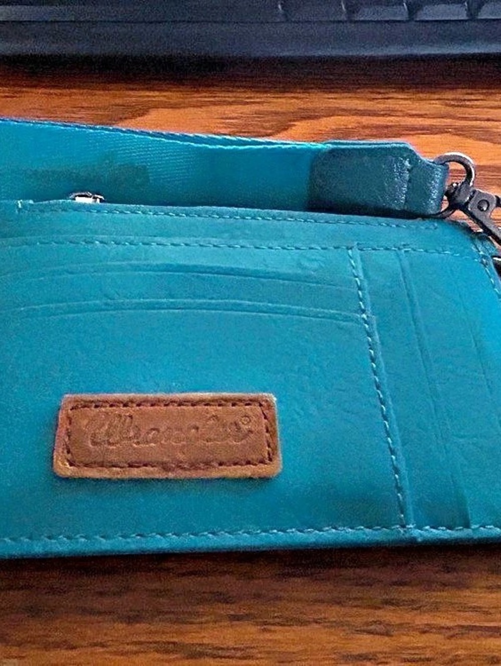Wrangler Wristlet Wallet in Blue